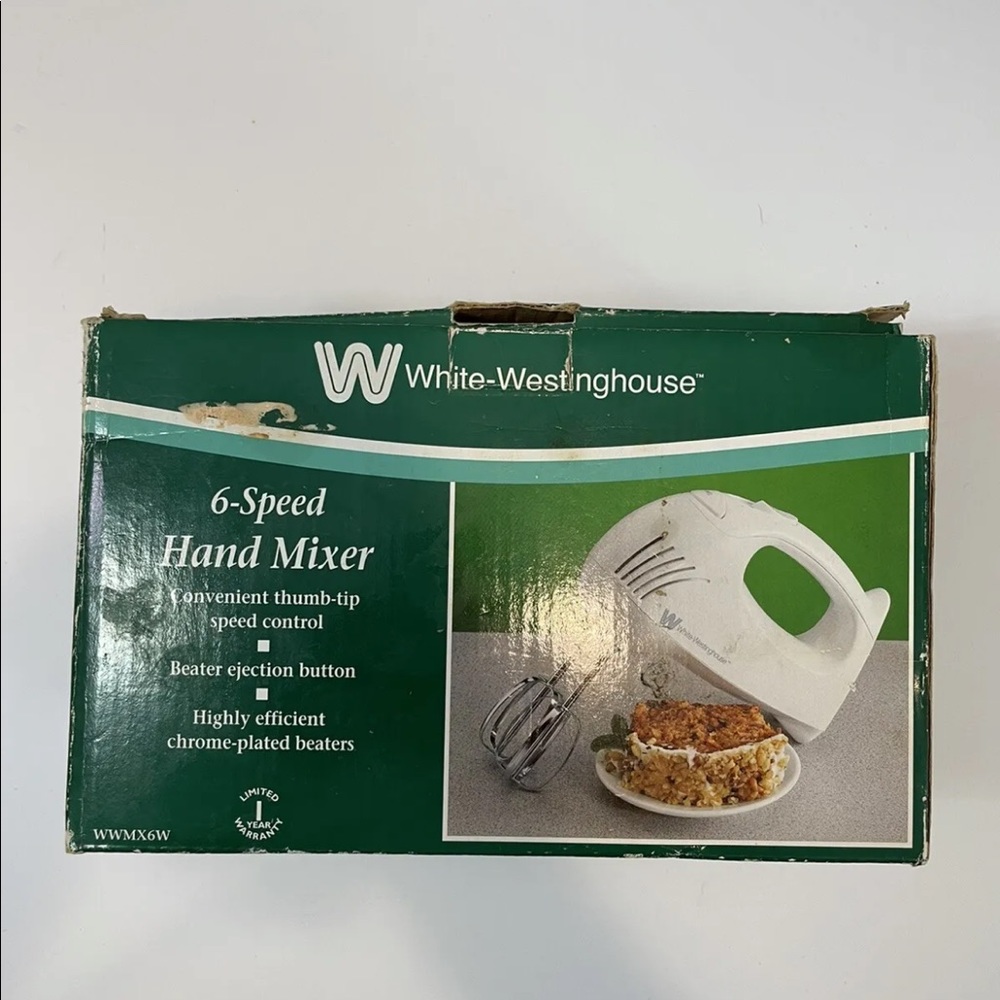 White-Westinghouse 6-Speed Hand Mixer